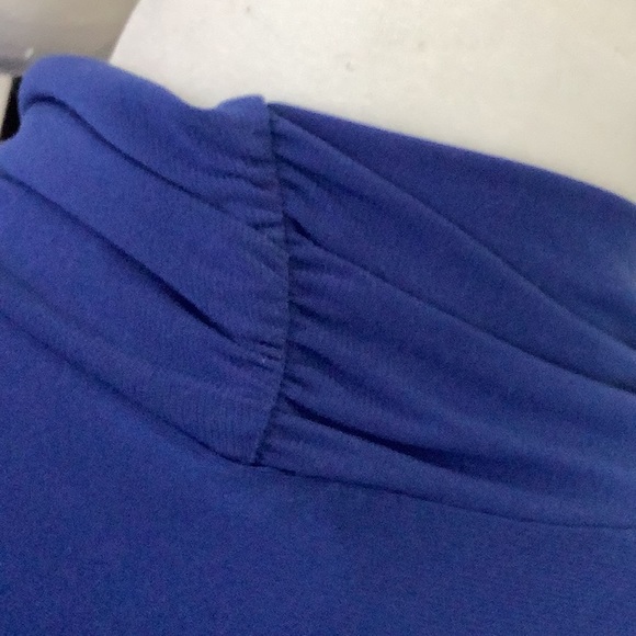 Claudia Richard Blue Open Front Cardigan Sweater - Picture 3 of 4